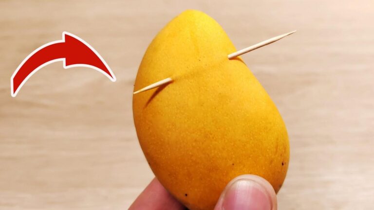 1 sposób na wygodne jedzenie mango dzięki prostemu trikowi!