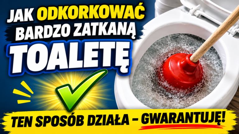 Jak odetkać zatkaną toaletę? Prosty sposób, który naprawdę działa