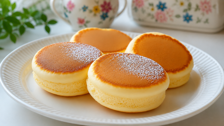 Zamień 2 jajka w puszyste japońskie pancakes soufflé! Sekret idealnie lekkich placuszków